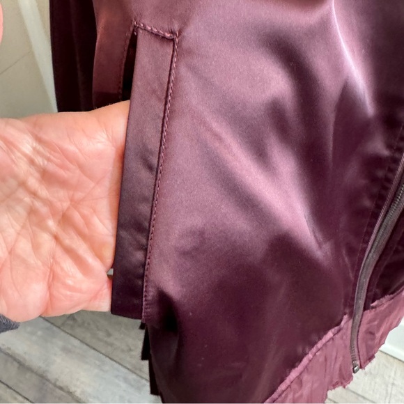 Lane Bryant Ruffle Pleated Trim Jacket - 14/16 - Picture 5 of 11